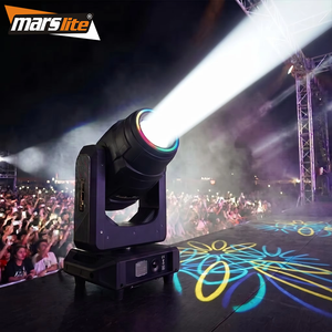 Marslite GOBO Light Beam 300, Luz Móvil de Cabeza para Escenario, 300w RGB LED, Cabeza Móvil con Haz de Luz para DJ, Club, Bar, Discoteca - Product Image 1