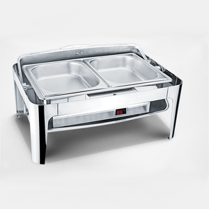 Commercial Banquet Kitchen Equipment Acrylic Rectangle Shape <strong>Chafing</strong> <strong>Dish</strong> Stainless Steel <strong>Chafing</strong> <strong>Dish</strong> <strong>Buffet</strong> <strong>Set</strong> - Product Image 5