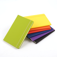 Carnet de notes scolaire personnalisé en cuir PU A4 A5 A6, mini journal intime Kawaii, cadeau avec reliure agrafée
