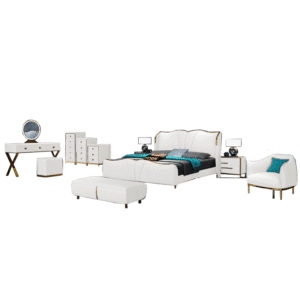 Italian Luxury Hotel <strong>Bed</strong> Room Furniture Bedroom <strong>Set</strong> Luxury <strong>Full</strong> <strong>Set</strong> Price - Product Image 2