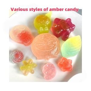 Bán Buôn Nhật Bản Phổ Biến Pha Lê Kẹo Nhai Trái Cây Có Hương Vị Kẹo Đá Quý Pha Lê Hổ Phách Kẹo - Product Image 2