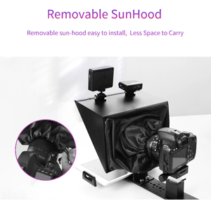<span class=keywords><strong>Teleprompter</strong></span> portátil FEELWORLD TP13A para capacitación educativa Cursos en línea Webinars con soluciones de marca personalizadas - Product Image 4
