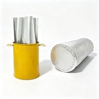 Sac rond en aluminium résistant aux produits chimiques et scellable sous vide pour poudre