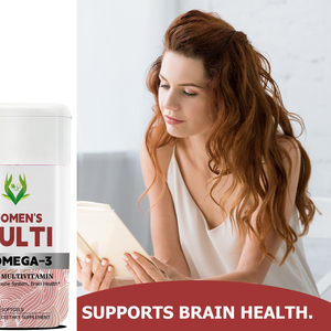 Complément multivitaminé quotidien pour femmes OEM Multi Omega 3 en gélules molles, soutient le système immunitaire et la santé cérébrale - Product Image 4