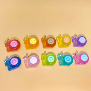 Luminous Snail Desktop Creative Landscape Car Decoration Resin DIY <b>Accessories</b> <b>Cute</b> Snail Mobile Phone <b>Accessories</b> - Product Image 4
