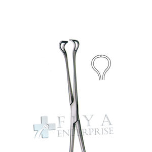 คีมจับเนื้อเยื่อทางเดินอาหาร Babcock ของ Premium FIYA ENTERPRISES ขนาด 6.4 นิ้ว ทำจากสแตนเลสสตีล ใช้งานด้วยมือ ได้รับการรับรองมาตรฐาน CE สำหรับเครื่องมือผ่าตัด - Product Image 5