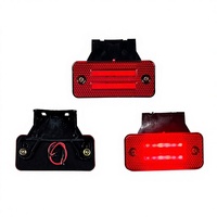 Nouvelles feux de position latéraux LED pour camions LJZ ZQ-BD-087 rouges, anti-collision, 12V-24V, étanches IP68, clignotants pour remorques