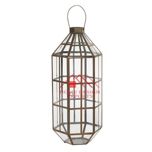Lanterne à bougie décorative en laiton pour la maison hôtels et restaurants décor nouveauté bougie moderne lanterne t-light - Product Image 4