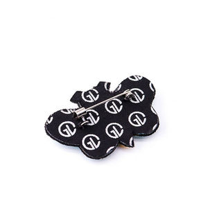 Broche de mariposa, broche femenino de seda india, bordado a mano, insignia creativa y original - Product Image 2