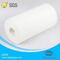 Serviette de cuisine en papier Offre Spéciale absorbant l'eau cuisine papier de nettoyage mouchoir 2ply rouleau de papier de cuisine