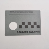 Cartes de pulvérisation de papier de couleur assortie de peinture Panneaux de test à carreaux Vérifier la précision des couleurs Automobile