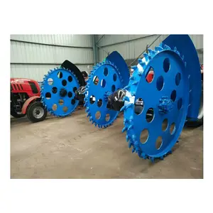 Factory hot sale High Speed Disc Trencher/Chain Trencher/Ditching Machine For Pipeline laying