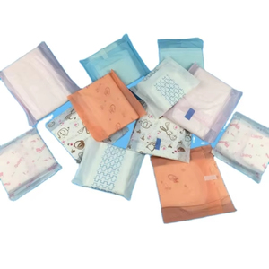 Super Absorbant Confortable Fait de Bambou Papier Soins Personnels Japon Jetable Bleu Bande D'impression Serviettes Hygiéniques pour Femmes - Product Image 1