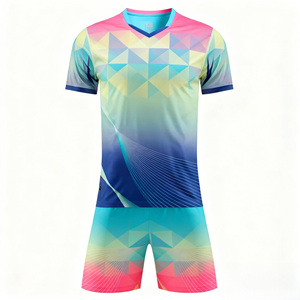 Completo da Allenamento Calcio 2425 Personalizzabile, Nuovo Design, Maglia da Calcio a Maniche Corte all'Ingrosso, Set da Allenamento Calcio di Alta Qualità - Product Image 2