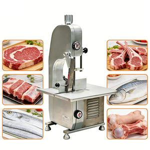 Sierra para carne de seguridad para cafeterías escolares con cuchilla protegida y paro de emergencia para preparación de comidas de estudiantes - Product Image 6