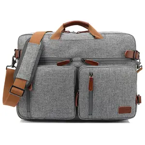 Waterproof Laptop Messenger Bag Nylon Canvas Shoulder Bag Business Briefcase Backpack Dacron New Bag for Unisex Zipper Softback