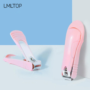 Coupe-ongles LMLTOP 3041, ouverture large, rose clair et bleu clair, emballage blister. - Product Image 5