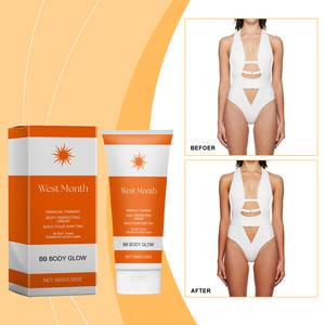 Lozione per il corpo alla crema antiabbronzante a base di erbe biologiche per l'abbronzatura e l'abbronzatura per la cura della pelle da spiaggia - Product Image 2