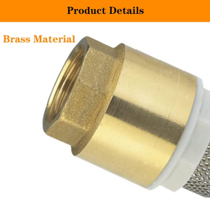 TMok RTS DN15 1/2 "Zoll Messing-Einweg-Rückschlag ventil Fuß ventil mit Filter gitter - Product Image 4