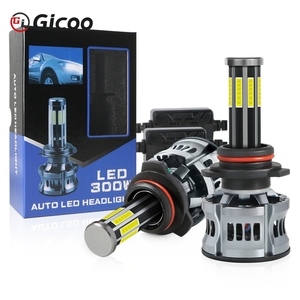 Ampoule de phare LED Gicoo X8 haute puissance 9005, 6000K, 10000Lm, faisceau à 360 degrés, nouvelle version H4 H7 H11 Hb3 Hb4 9006 9012 LED pour voiture 12V - Product Image 5