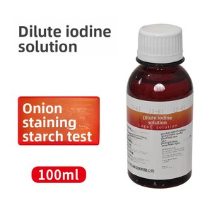 Solución de Yodo 100ml / 250ml / 500ml para Experimentos Biológicos con Almidón <span class=keywords><strong>en</strong></span> la Escuela Secundaria, Experimento de Coloración del Epidermis de <span class=keywords><strong>Cebolla</strong></span> - Product Image 2