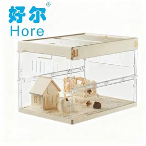 Gabbia per Criceti in PET Moderna, Stabile ed Ecologica, per Ratti Siriani e Porcellini d'India, con Tutti gli Accessori, Prezzo all'Ingrosso - Product Image 1