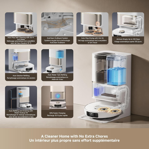 For Dreame L50 Ultra 19,500Pa Vormax Suction With automatic dust <b>emptying</b> and self-cleaning mop Precise obstacle avoidance - Product Image 6