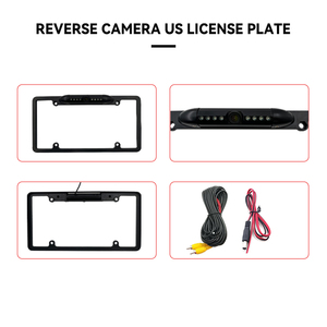 Cámara de marcha atrás para coche Wemaer, placa de matrícula de EE. UU. Ahd, referencia de trayectoria dinámica, línea de estacionamiento móvil, cámara de respaldo Guidline - Product Image 2