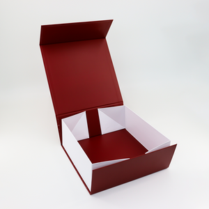 Scatola Regalo Rigida 8x8x4 Pollici con Chiusura Magnetica, Cartone Ondulato Bianco Verniciato, Materiali Riciclati per Matrimoni e Festa della Mamma - Product Image 3