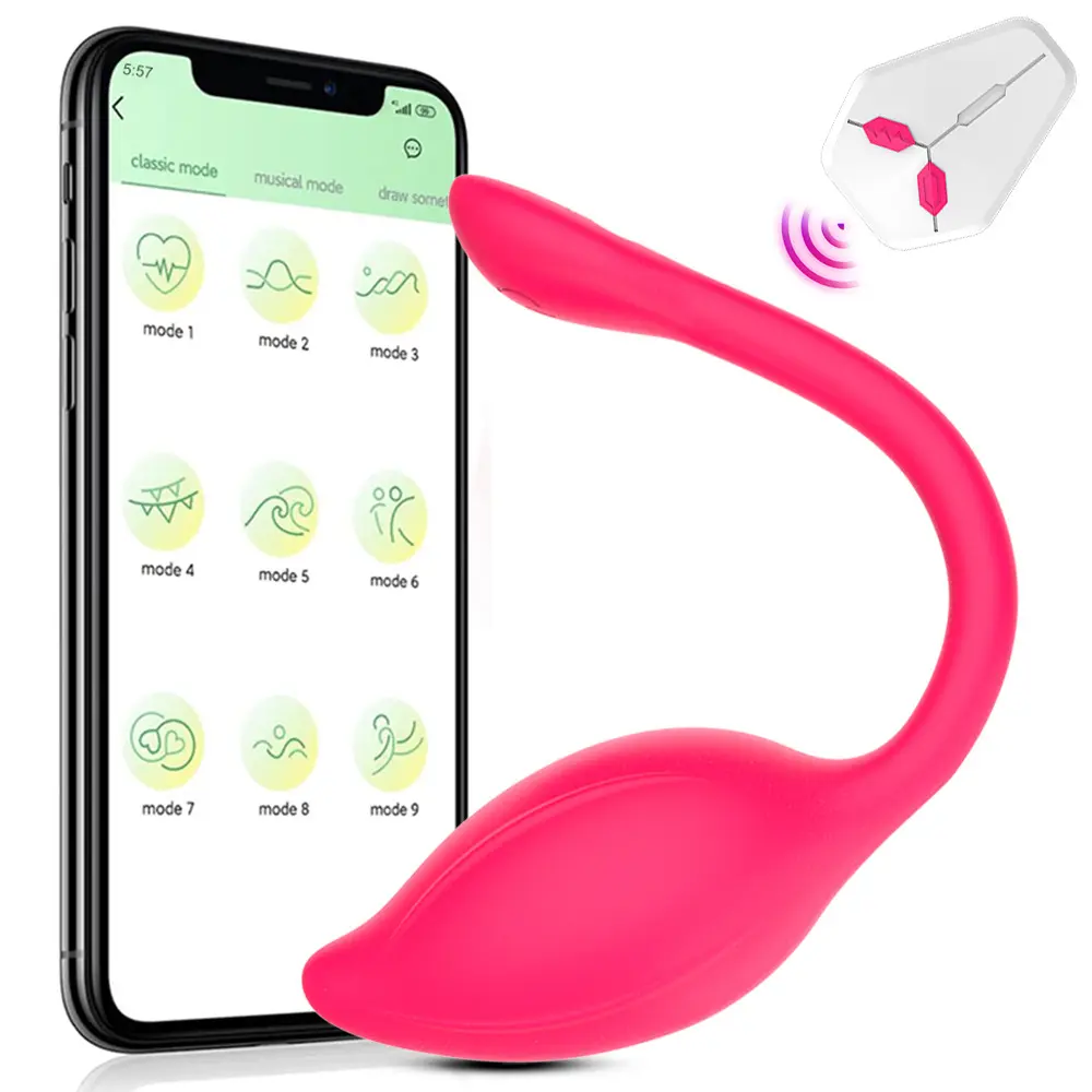 Hmj Vrouwelijke Vagina Massage Clitoris Stimulator App Afstandsbediening Vrouw Para Mujer Jump Egg Vibrator App Controle Online Seksspeeltjes