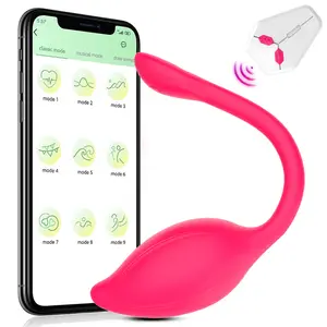 HMJ massaggio vaginale femminile stimolatore del clitoride APP telecomando donna Para Mujer salto uovo vibratore controllo App giocattoli del sesso Online