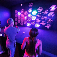 Jeux interactifs LED Reaction Lava Active - Métal 35x35cm
