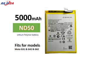 Batería de Polímero de Litio de Alta Calidad Ilinda ND50 para Teléfono Móvil Motorola Moto G31, G42 y G62 - Product Image 2