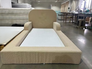 Cama Infantil Moderna de Piso 2026, Tapicería de Poliéster Cómoda y Ecológica, Sin Estructura, con Diseño Bajo para Dormitorio - Product Image 2