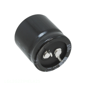 Condensador de Aluminio de Canal de Fabricante 220uF LGL2G221MELA25, 220UF 20% 400V, Tipo SNAP TH, de Orificio Pasante - Product Image 1