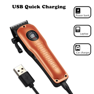 Tondeuse et tondeuse à barbe sans fil rechargeable professionnelle à affichage LED, lames en céramique, contrôlée par application, autonomie <span class=keywords><strong>de</strong></span> 220 minutes pour hommes - Product Image 3