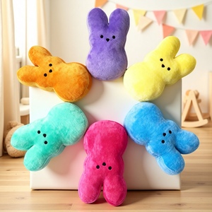 Edredón de algodón PP suave de felpa de 15cm, conejito de Acción de Gracias, muñeco de peluche, juguete para niños Unisex lavado, muchos colores - Product Image 4
