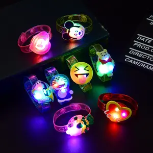 Creative Kids Light Led Bracelet Wrist Band Children Party Gift Multicolor Flashing Children Light-up Toys