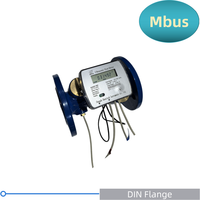 Compteur de chaleur ultrasonique Modbus RTU à montage sur bride, jauge d'enregistrement de débit thermique pour pipeline, personnalisation des paramètres OEM