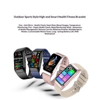 Bracelet intelligent à écran tactile, surveillance de la température, mesure de la pression, montres intelligentes santé et mode pour hommes et femmes