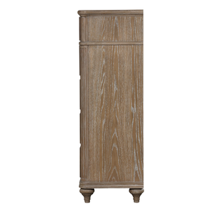 Simple Modern Chest Drawers Rustic <b>Oak</b> Veneer Solid Wood English Back Dovetail <b>Lighted</b> Panel Bedroom Furniture for Hotel Use - Product Image 4