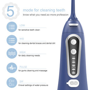 300ml IPX8 hilo <span class=keywords><strong>dental</strong></span> recargable viaje <span class=keywords><strong>Dental</strong></span> eléctrico portátil irrigador Oral limpiador de dientes inalámbrico hilo <span class=keywords><strong>dental</strong></span> de agua - Product Image 3