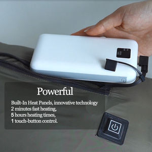 Wholesale 2in1 Outdoor Camping Warmer Thermal 3 Heat Settings Wearable USB <b>Heated</b> <b>Throw</b> <b>Blanket</b> - Product Image 5
