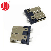 USB mikro 3.0 Tipe B Plug Straddle Mount USB-M-10M-3 konektor USB mikro