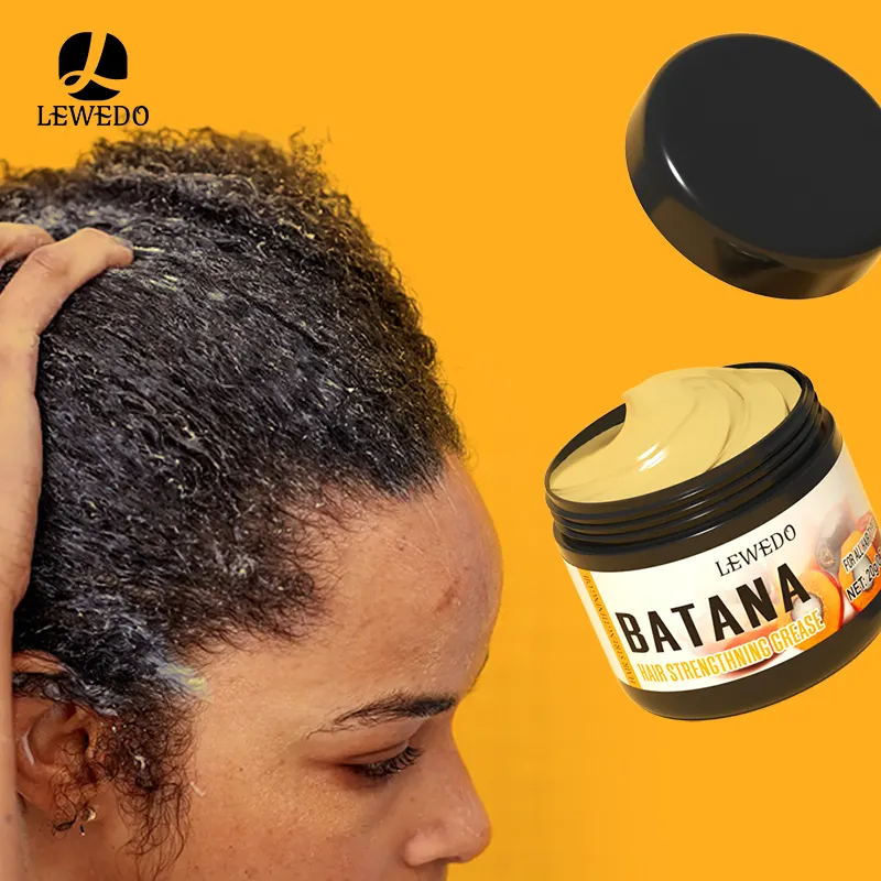 Neuzugang Batanaöl Haarwachstumspflege Buttercreme Anti-Haarausfall rohe Batanaöl-Haarbutter für Haaraufbau-Behandlungen