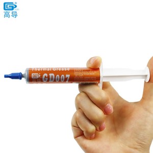 2 Pieces Net Weight 15 Grams Gray <strong>GD007</strong> 6.8W/M-K Thermal Conductive Grease Paste Plaster Heat Sink Compounds for CPU LED GPU - Product Image 3