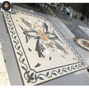 Đẹp Vòng đá cẩm thạch Gạch <span class=keywords><strong>Mosaic</strong></span> Pattern bảng Top - Product Image 2