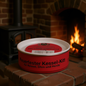 Mastic pour poêle en fonte Fermit 250g, ignifuge pour bouilloires, fours et poêles - Product Image 3