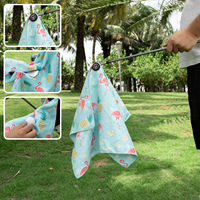 Patrón de entrega rápida Toallas de golf Toalla de golf con impresión personalizada divertida Toalla de golf magnética para bolsas