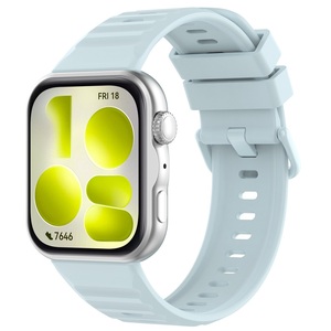 Bracelet de sport coloré à boucle, bracelet de remplacement pour Huawei Watch <span class=keywords><strong>Fit</strong></span> 5 <span class=keywords><strong>Pro</strong></span> Fit4, bracelet de montre en silicone - Product Image 3